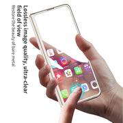 For Samsung Galaxy Z Fold5 GKK Integrated Push Lens Window PC Phone Case(Black)