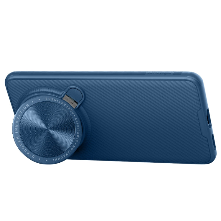 For Huawei Mate 60 Pro/60 Pro+ NILLKIN Black Mirror Prop CD Texture Mirror Phone Case(Blue)