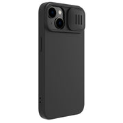 For iPhone 15 Plus NILLKIN CamShield MagSafe Liquid Silicone Phone Case(Black)