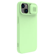 For iPhone 15 NILLKIN CamShield MagSafe Liquid Silicone Phone Case(Green)