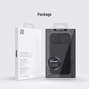 For iPhone 15 Plus NILLKIN CamShield Liquid Silicone Phone Case(Black)