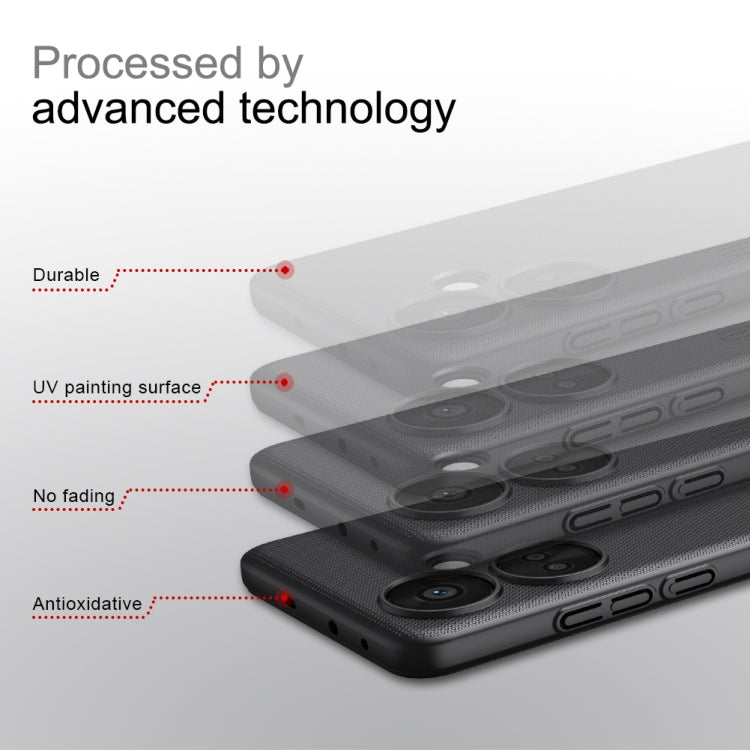 For OPPO K11 NILLKIN Frosted PC Phone Case(Black)