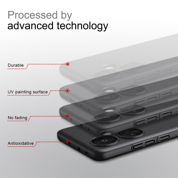 For OPPO K11 NILLKIN Frosted PC Phone Case(Black)