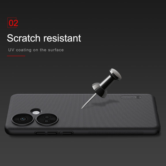 For OPPO K11 NILLKIN Frosted PC Phone Case(Black)