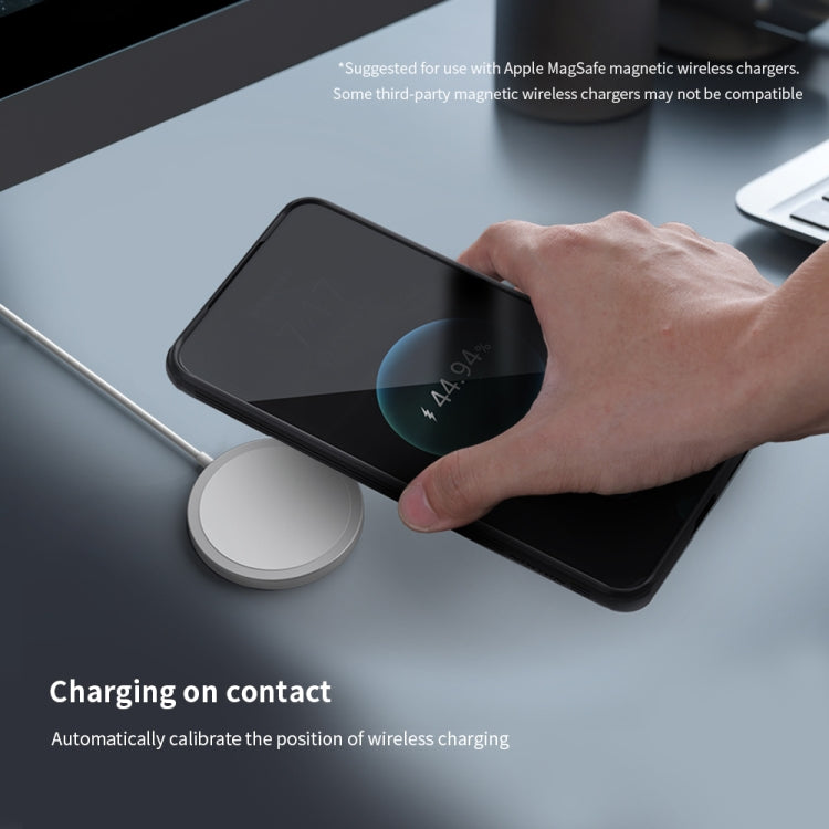 For Huawei Mate 60 Pro/60 Pro+ NILLKIN Black Mirror Prop CD Texture Mirror MagSafe Magnetic Phone Case(Black)