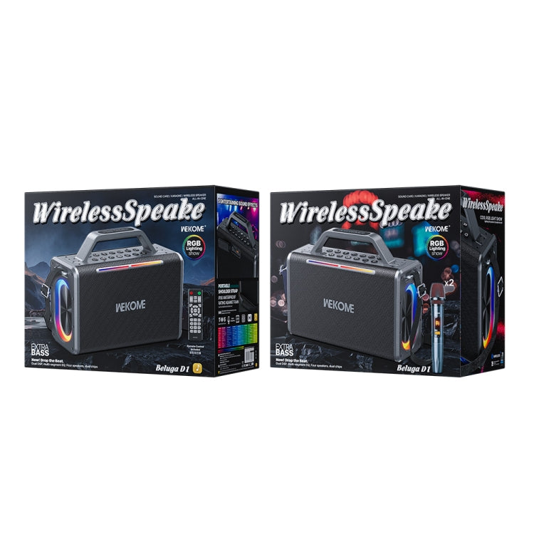 WK Beluga D1 Performer Outdoor Portable Bluetooth Speaker(Black)