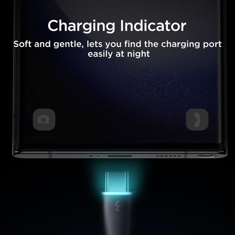 JOYROOM SA32-AC3 Starry Series 3A USB to USB-C / Type-C Fast Charging Data Cable, Length:1m(Black)
