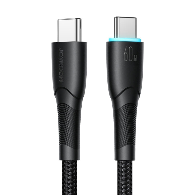 JOYROOM SA32-CC3 Starry Series 60W USB-C / Type-C to USB-C / Type-C Fast Charging Data Cable, Length:1m(Black)