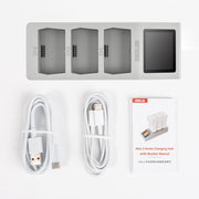 For DJI Mini 4 Pro / Mini 3/ Mini 3 Pro STARTRC 3 in 1 Charging Butler Battery Charger with Screen(Grey)