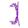 For Apple Watch SE 2023 40mm Paracord Gypsophila Beads Drawstring Braided Watch Band(Purple) - free shipping - PMC TechLife - Order now!