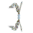For Apple Watch SE 2022 40mm Paracord Gypsophila Beads Drawstring Braided Watch Band(Rainbow) - Watch Bands by PMC TechLife | Online Shopping South Africa | PMC TechLife