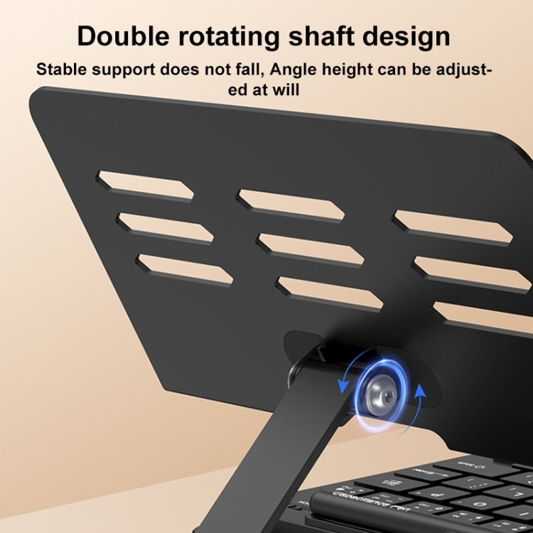 For Honor Magic V2 GKK Bluetooth Keyboard + Folding Holder + Capacitive Pen + Bluetooth Mouse(Black)