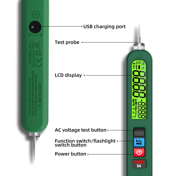 BSIDE S4 AC Voltage Induction Charging Smart Pen(One Word Pen)