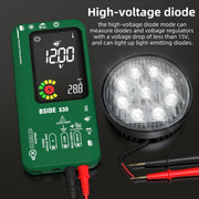 BSIDE S30 Smart Color Screen Infrared Temperature Measurement Multimeter(Black)