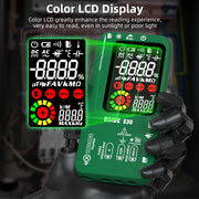 BSIDE S30 Smart Color Screen Infrared Temperature Measurement Multimeter(Black)