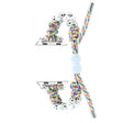 For Apple Watch 42mm Paracord Row Beads Drawstring Braided Watch Band(Rainbow) - Watch Bands by PMC TechLife | Online Shopping South Africa | PMC TechLife