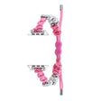 For Apple Watch 38mm Paracord Row Beads Drawstring Braided Watch Band(Pink) - Watch Bands by PMC TechLife | Online Shopping South Africa | PMC TechLife