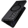 For Samsung Galaxy Z Fold5 MagSafe Ultra-thin Translucent PC+TPU Phone Case(Black) - Galaxy Z Fold5 Cases by PMC TechLife | Online Shopping South Africa | PMC TechLife