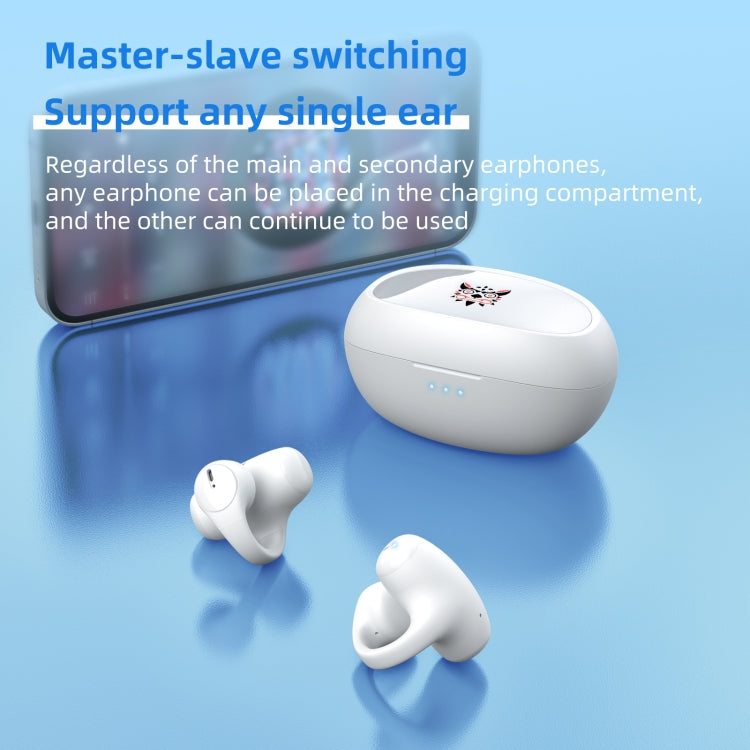 ONIKUMA T306 Ear-mounted Wireless Bluetooth Earphone(White)