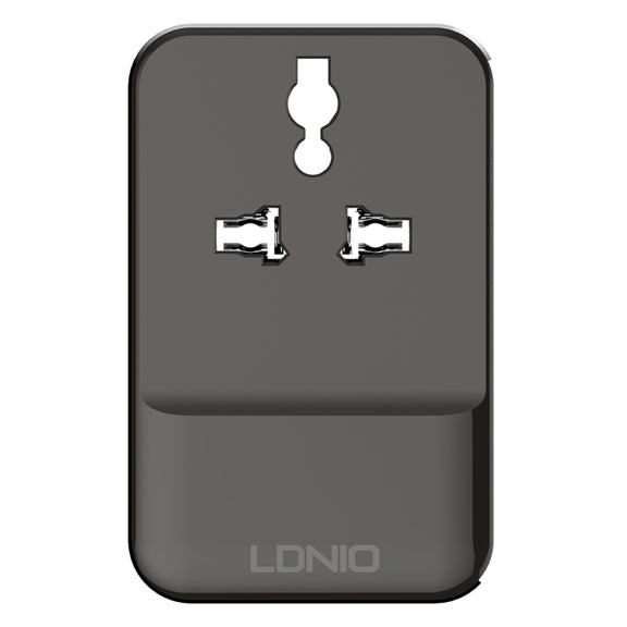 LDNIO SC1205 Universal Conversion Socket + QC3.0 USB + USB Interfaces Multifunction Travel Charger Mobile Phone Charger, EU Plug