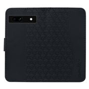 For Google Pixel 7a Business Diamond Buckle Leather Phone Case with Lanyard(Black)