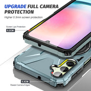 For Samsung Galaxy A54 5G MagSafe Magnetic Shockproof Phone Case with Ring Holder(Green)