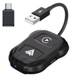 THT-020-9 USB + USB-C / Type-C Wired to Wireless Carplay / Android Auto Adapter(Black) - Bluetooth Adapters by PMC TechLife | Online Shopping South Africa | PMC TechLife | Buy Now Pay Later Mobicred