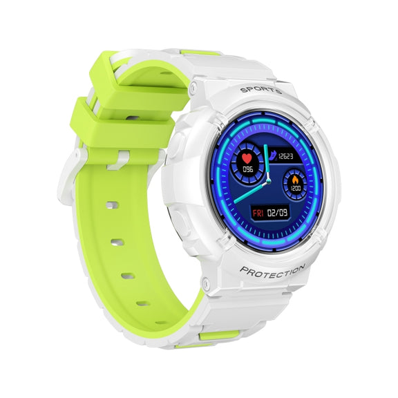 HT19 1.2 inch Round Screen IP68 Children Smart Watch, Support Sleep Monitoring(White)