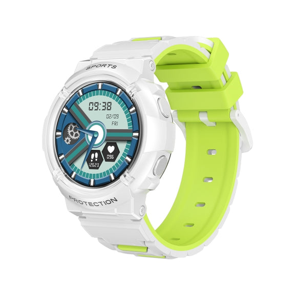HT19 1.2 inch Round Screen IP68 Children Smart Watch, Support Sleep Monitoring(White)