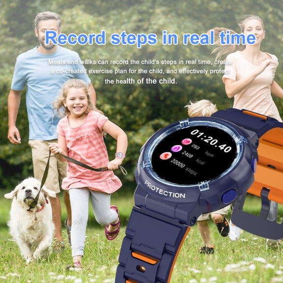 HT19 1.2 inch Round Screen IP68 Children Smart Watch, Support Sleep Monitoring(White)