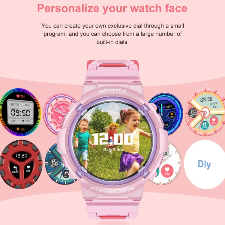 HT19 1.2 inch Round Screen IP68 Children Smart Watch, Support Sleep Monitoring(White)