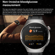MT200 1.43 inch AMOLED IP67 Smart Call Watch, Support ECG/Body Temperature/Blood Glucose Monitoring(Black)