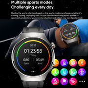 MT200 1.43 inch AMOLED IP67 Smart Call Watch, Support ECG/Body Temperature/Blood Glucose Monitoring(Black)