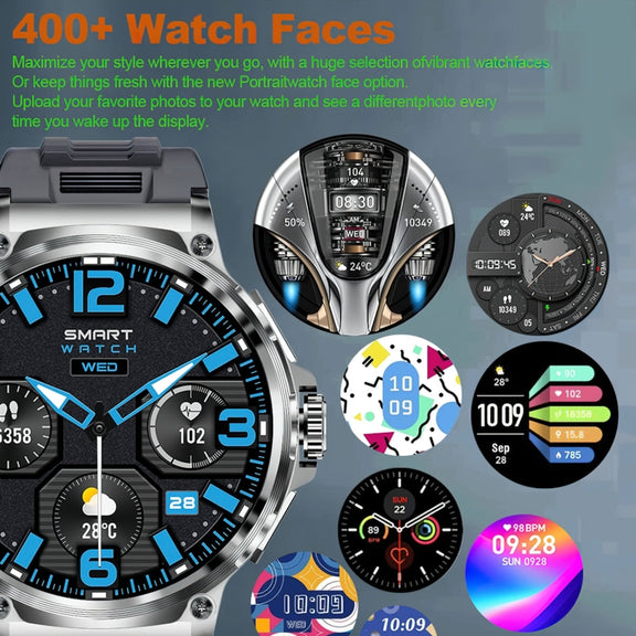 V69 IP68 BT5.0 1.85inch Smart Watch Support Voice Call / Sleep Detection(Silver)