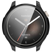 For Amazfit Balance A2286 PC + Tempered Film Integrated Watch Protective Case(Black)