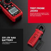 HABOTEST HT207B Multifunctional Digital Clamp Multimeter
