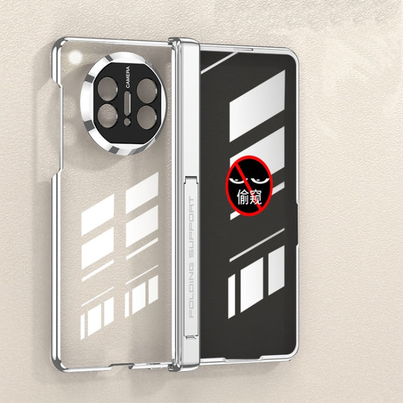 For Huawei Mate X5 GKK Integrated Magnetic Folding Phantom Privacy Phone Case(Silver)