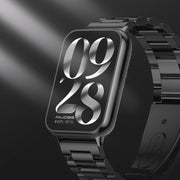 For Xiaomi Smart Band 9 Pro / 8 Pro Mijobs Three Beads Stainless Steel Watch Band(Rose Gold)