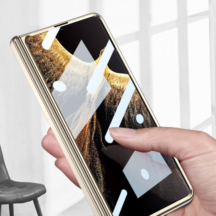 For Honor Magic VS GKK Integrated Magnetic Fold Hinge Shockproof Phone Case(Gold)