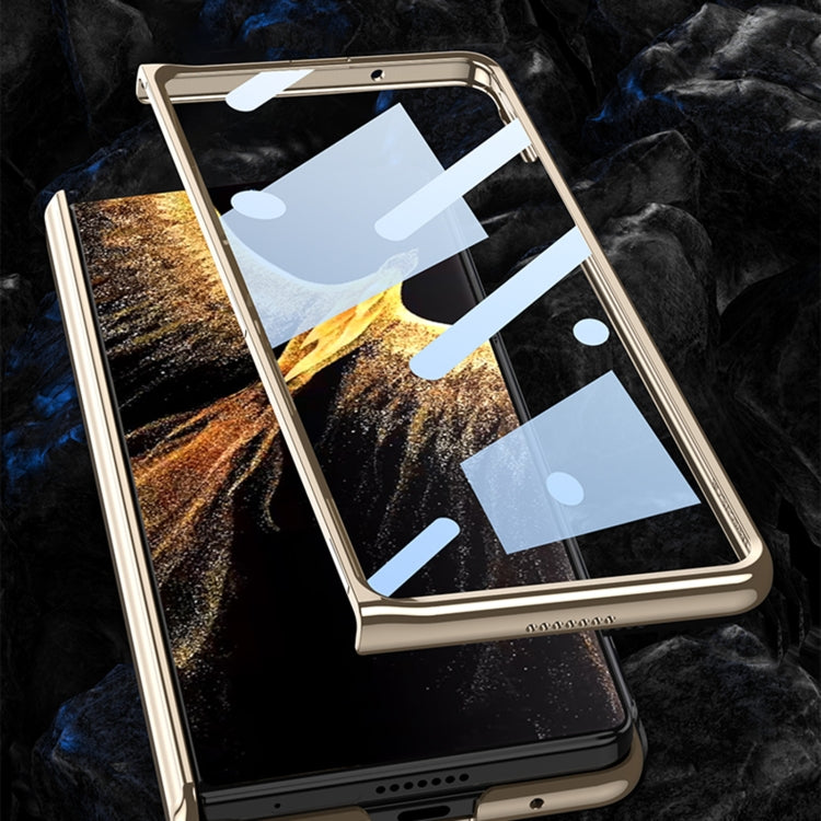 For Honor Magic VS GKK Integrated Magnetic Fold Hinge Shockproof Phone Case(Gold)