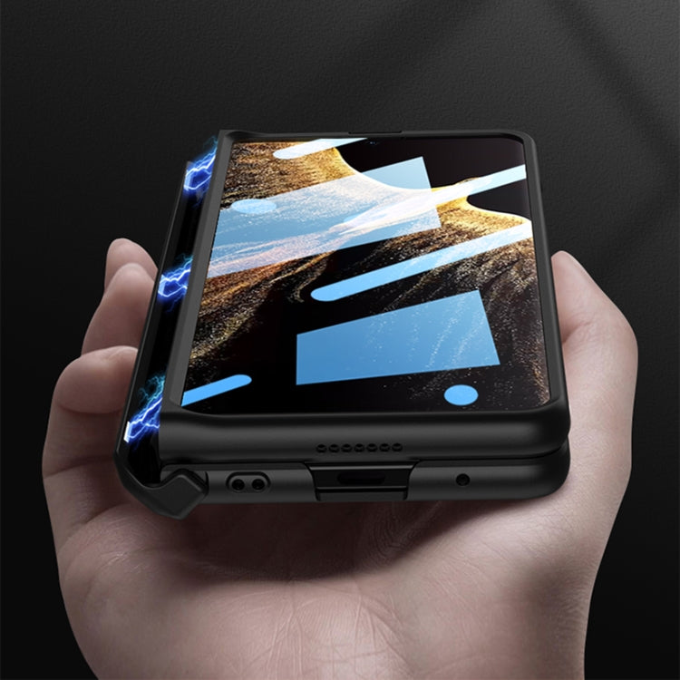 For Honor Magic VS GKK Integrated Magnetic Folding Hinge All-inclusive Phone Case(Black)