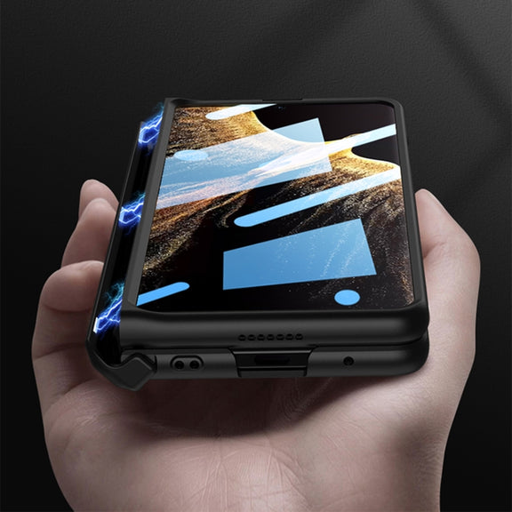 For Honor Magic VS GKK Integrated Magnetic Folding Hinge All-inclusive Phone Case(Black)