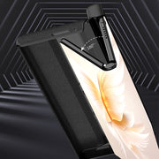 For Honor V Purse GKK Full Coverage Folding Leather Phone Case with Holder(Black)