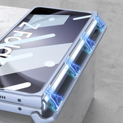 For Samsung Galaxy Z Fold5 5G GKK Magnetic Integrated Phone Case with Pen Slots, No Include Pen(Blue)