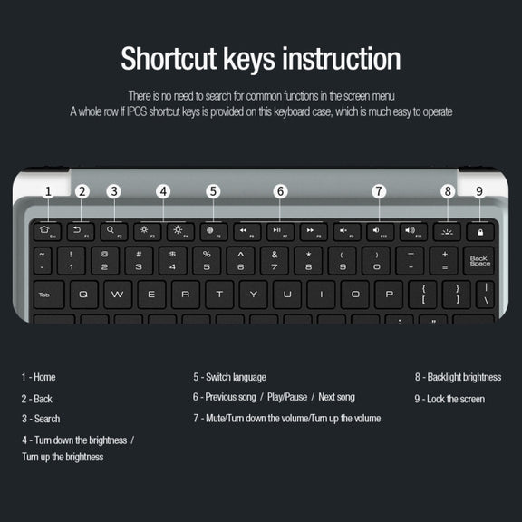 For Samsung Galaxy Tab S9 / S9 5G Nillkin Backlit Version Bumper Combo Keyboard Case