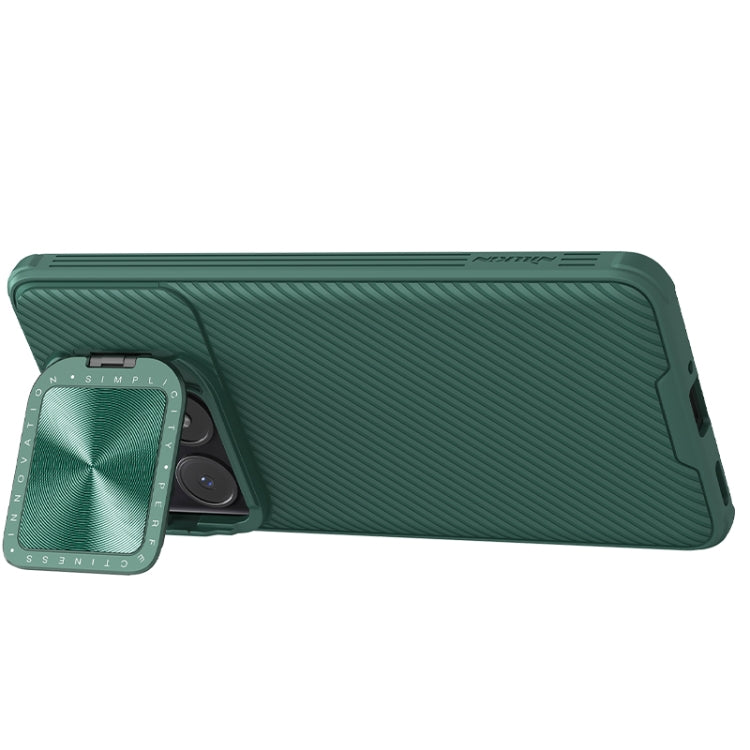 For Xiaomi Redmi K70/K70 Pro NILLKIN Black Mirror Prop CD Texture Mirror Phone Case(Green)