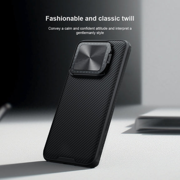 For Xiaomi 14 Pro NILLKIN Black Mirror Prop CD Texture Mirror MagSafe Magnetic Phone Case(Green)