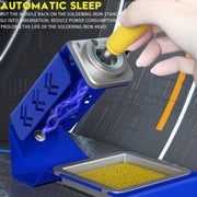 Mechanic 210MAX Dual Station Thermostatic Adjustable Digital Display Soldering Station, Plug:EU