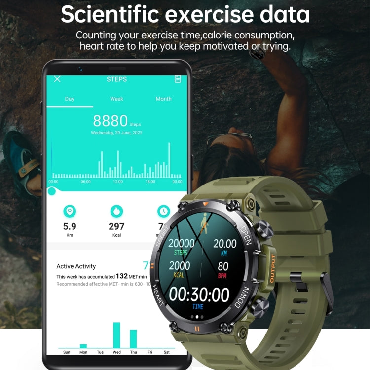 K56 Pro 1.39 inch Smart Steel Strap Wristband Support Heart Rate Monitoring / Blood Pressure Monitoring(Black Three Strains)