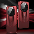 For Huawei Mate 60 GKK Leather Supercar Shockproof Phone Case(Red) - free shipping - PMC TechLife - Order now!